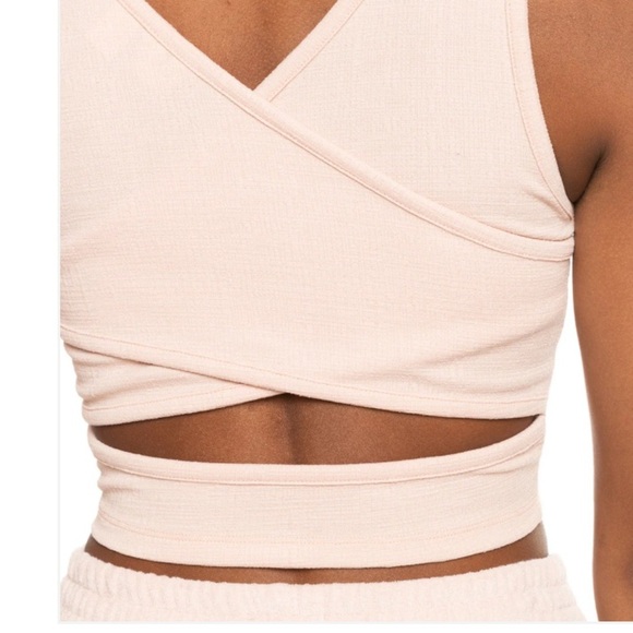 Roxy Good Keepsake Crop Top in Peach Whip size medium - Picture 14 of 14
